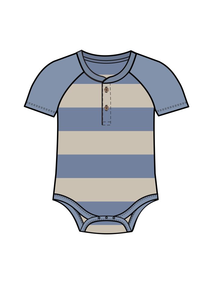 Sosa Raglan Henley Bodysuit - Image 2