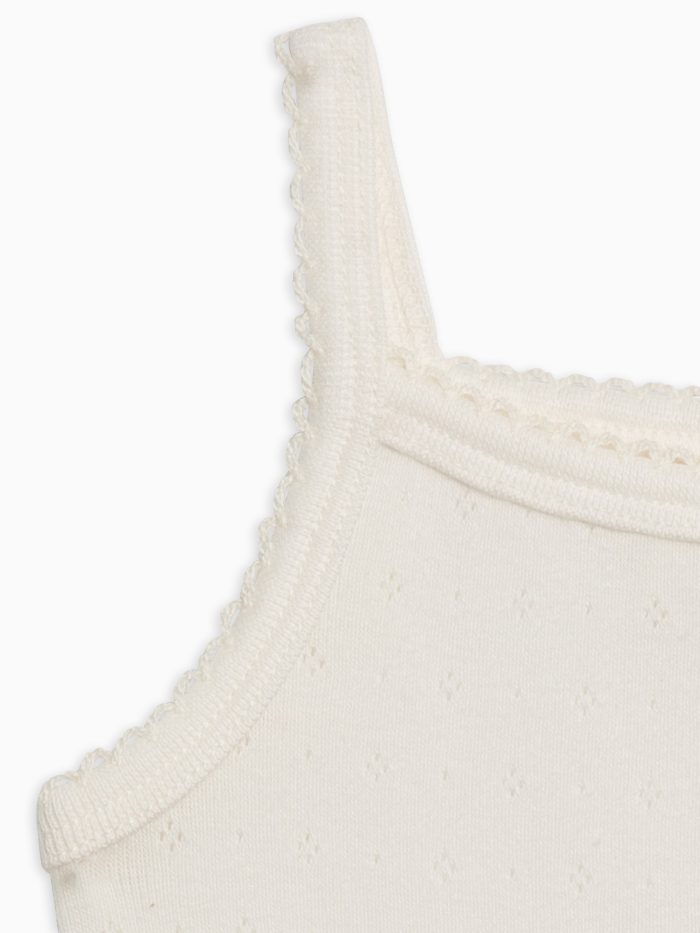 Eva Pointelle Tank Bodysuit - Image 2