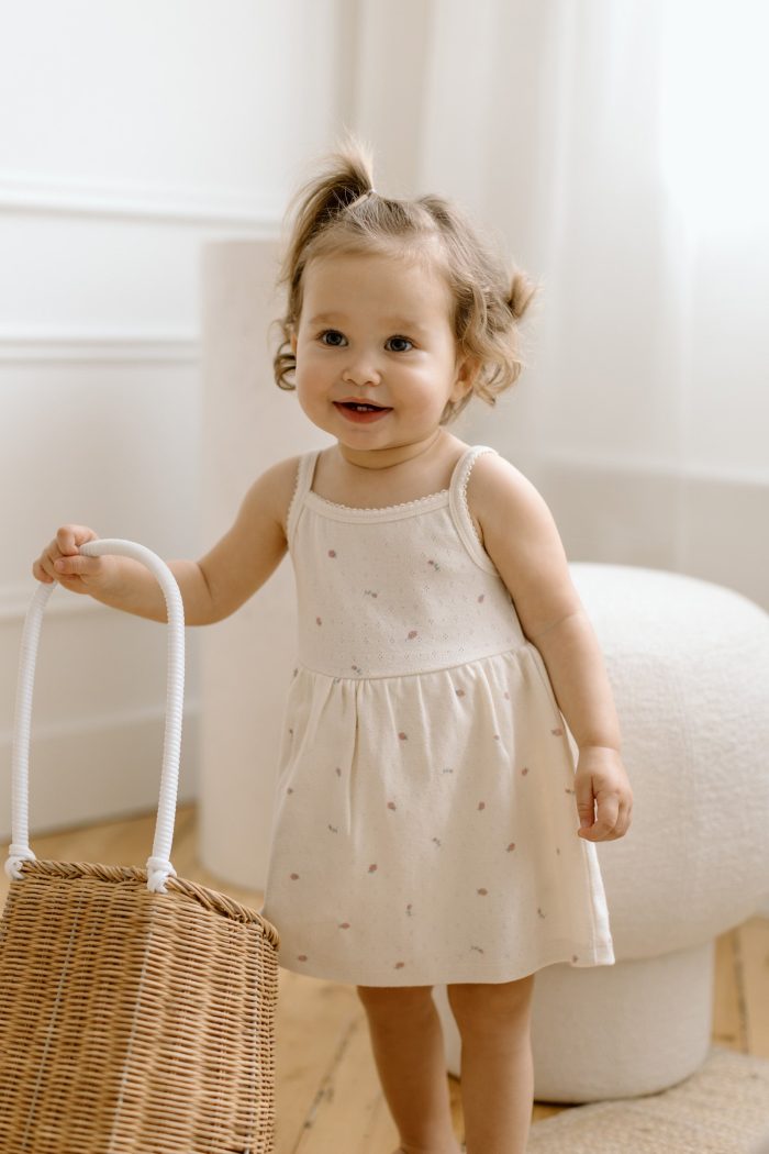 Soleil Pointelle Bodysuit Dress
