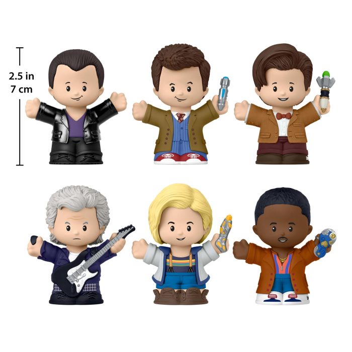 Little People Collector Doctor Who Tv Series Special Edition Set For Adults & Fans, 6 Figures - Image 5