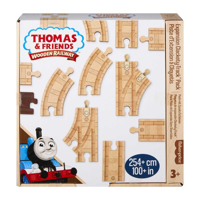 Fisher-Price Thomas & Friends Wooden Railway Expansion Clackety Track Pack - Image 6