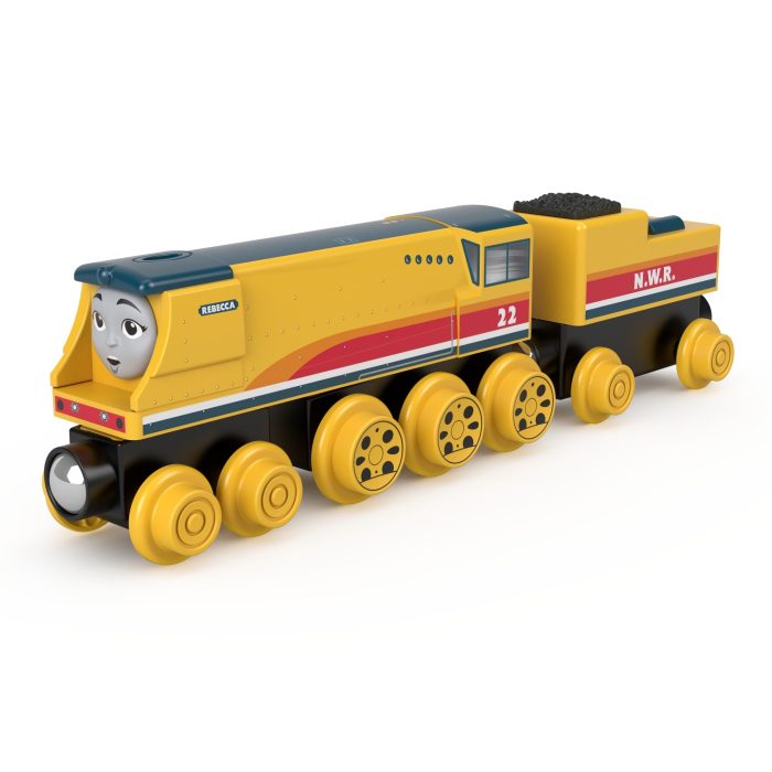 Fisher-Price Thomas & Friends Wooden Railway Rebecca Engine And Coal-Car - Image 6