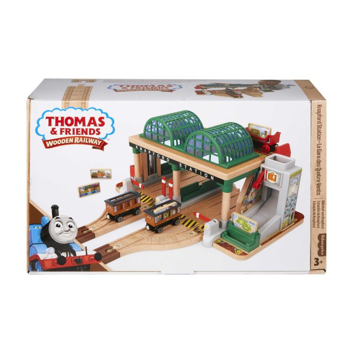 Fisher-Price Thomas & Friends Wooden Railway Knapford Station Passenger Pickup Playset - Image 6