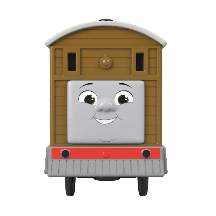 Thomas & Friends Toby Motorized Toy Train Engine With Cargo For Preschool Kids - Image 3