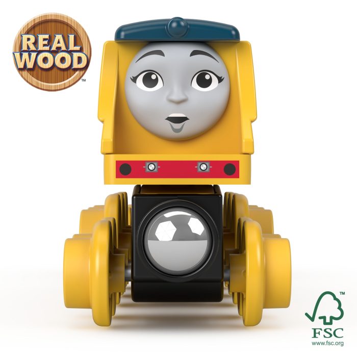 Fisher-Price Thomas & Friends Wooden Railway Rebecca Engine And Coal-Car - Image 3