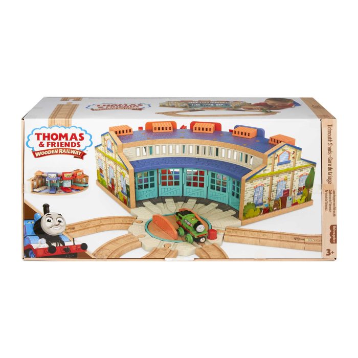Fisher-Price Thomas & Friends Wooden Railway Tidmouth Sheds Starter Train Set - Image 6