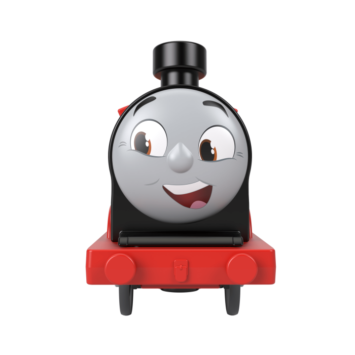 Thomas & Friends Graffiti James Motorized Toy Train Engine With Tender & Cargo Car For Kids - Image 4