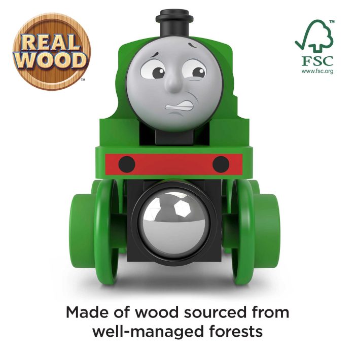 Fisher-Price Thomas & Friends Wooden Railway Tidmouth Sheds Starter Train Set - Image 5