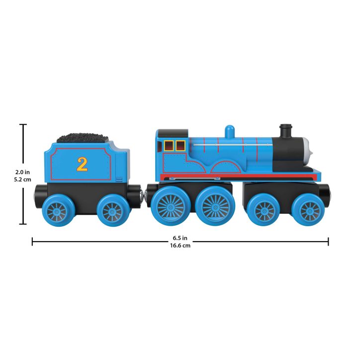 Fisher-Price Thomas & Friends Wooden Railway Edward Engine And Coal-Car - Image 5