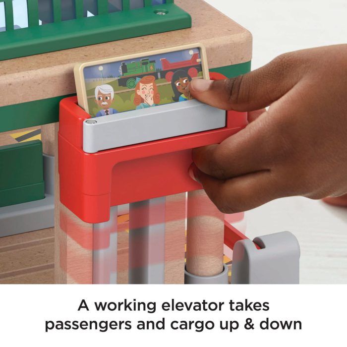 Fisher-Price Thomas & Friends Wooden Railway Knapford Station Passenger Pickup Playset - Image 3