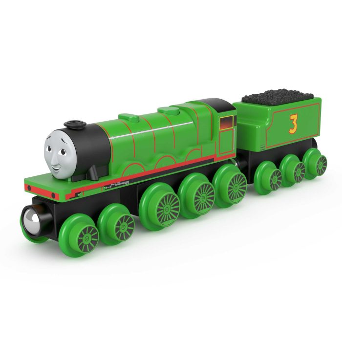 Thomas & Friends Wooden Railway Henry Engine And Coal Car - Image 5