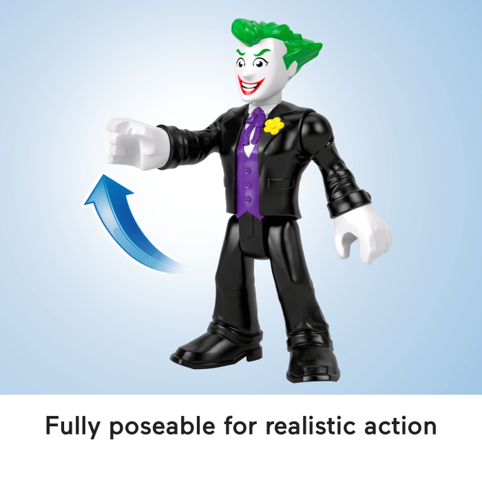 Imaginext DC Super Friends The Joker XL Figure, 10-inch Poseable Preschool Toy - Image 3