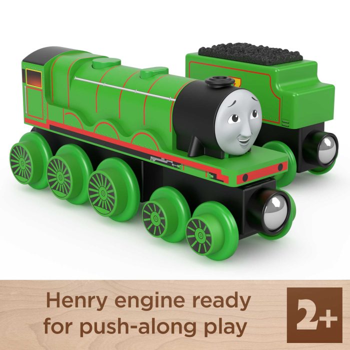 Thomas & Friends Wooden Railway Henry Engine And Coal Car - Image 2