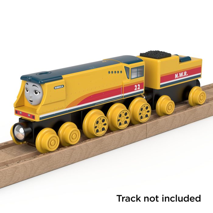 Fisher-Price Thomas & Friends Wooden Railway Rebecca Engine And Coal-Car - Image 4