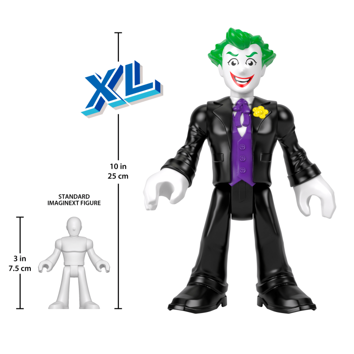 Imaginext DC Super Friends The Joker XL Figure, 10-inch Poseable Preschool Toy - Image 4