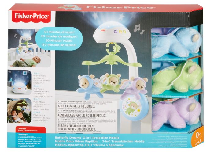 Fisher-Price Butterfly Dreams 3-in-1 Projection Mobile - Image 3