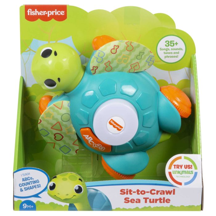 Fisher-Price Linkimals Sit-To-Crawl Sea Turtle - Image 6